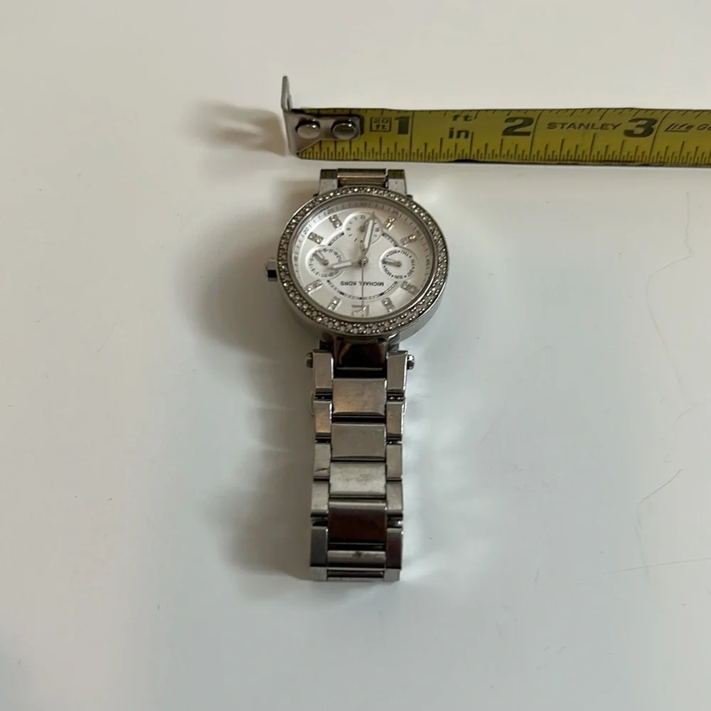 Michael Kors Parker Multi Function Silver Ladies Watch